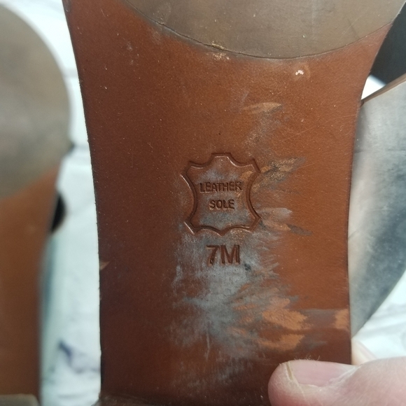 Tory Burch Montrose mirrores silver criss cross sandals - Picture 11 of 11